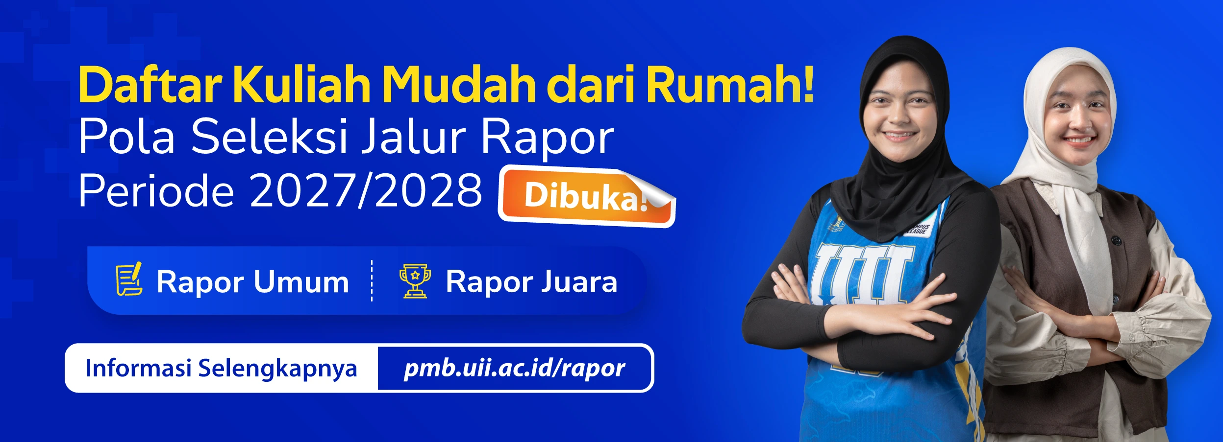 Daftar Kuliah Mudah dari Rumah! Pola Seleksi Jalur Rapor Periode 2027/2028 Dibuka. Rapor Umum dan Rapor Juara.